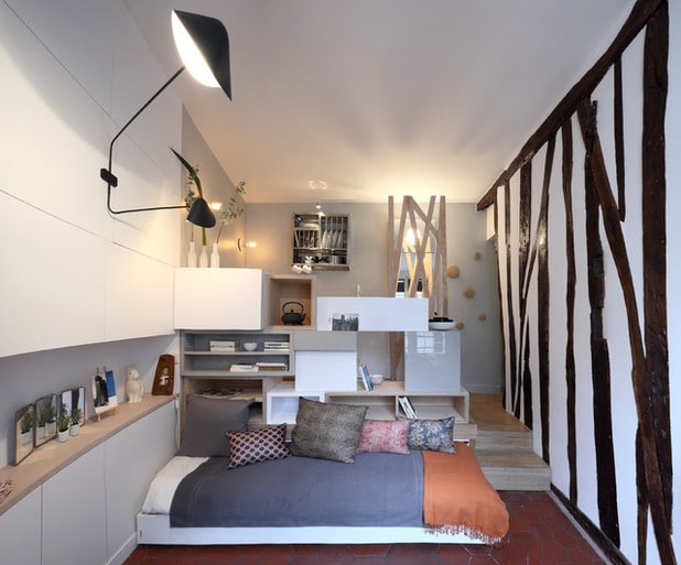 studio lit canapé