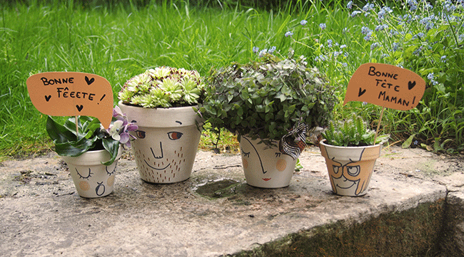 pots fête des mères