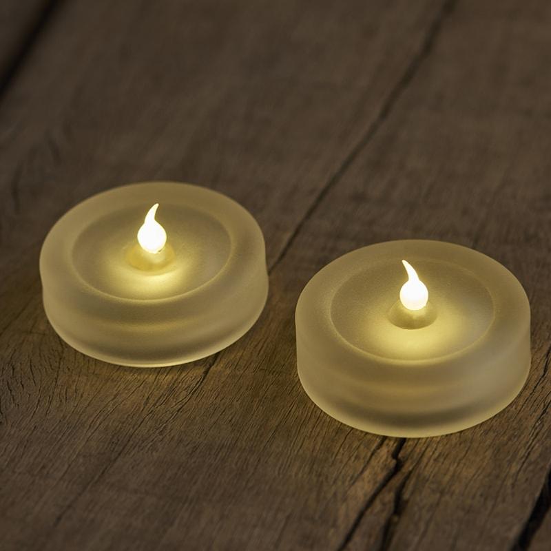 2 bougies Led de table LISE
