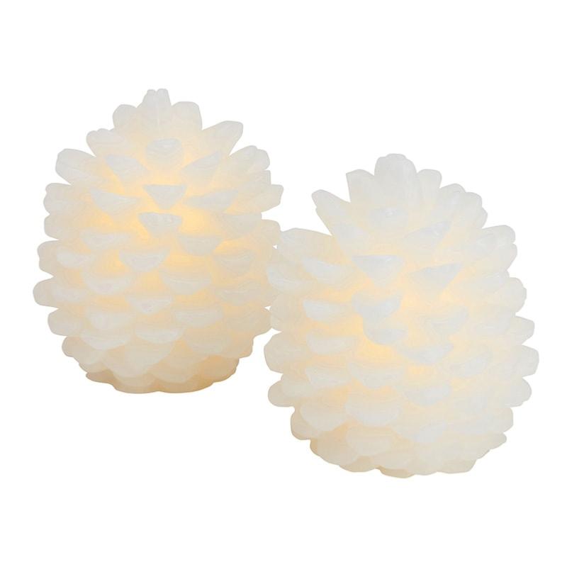 2 Pommes de pin lumineuse CLARA - 10 cm 3 2 Pommes de pin lumineuse CLARA - 10 cm
