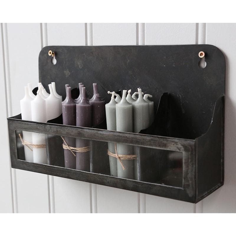 Etagère à compartiments style industriel