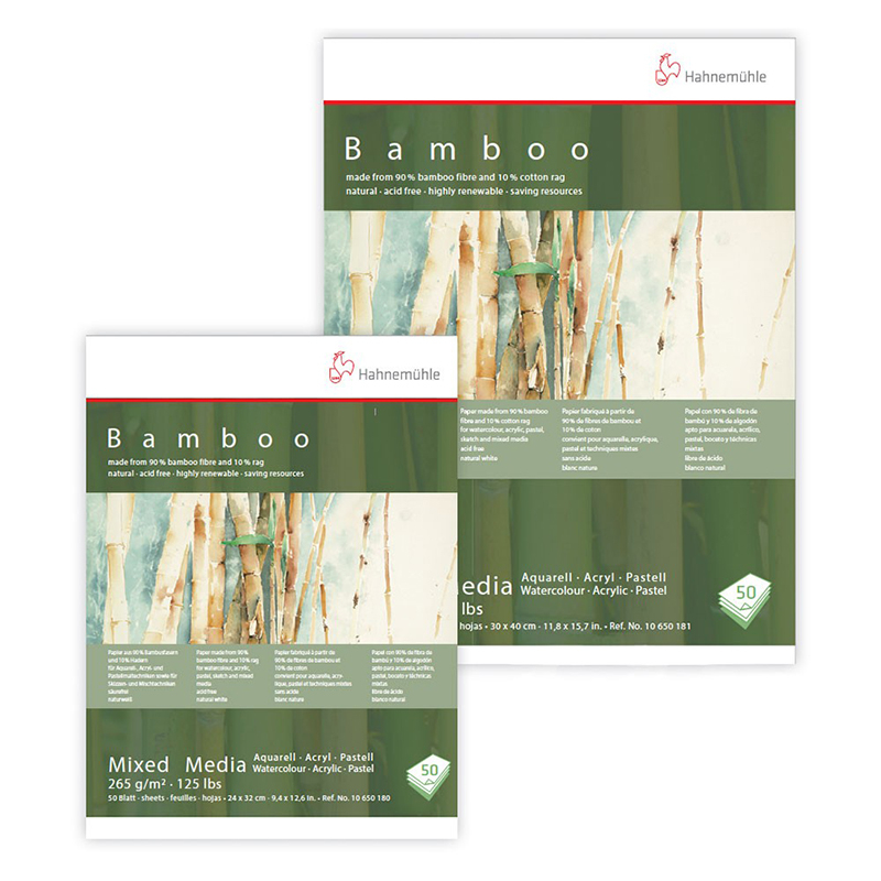 Bloc papier bambou multi-techniques BAMBOO