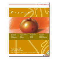 Bloc Pastel VELOUR blanc