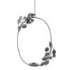 couronne bougeoir en zinc pour noël