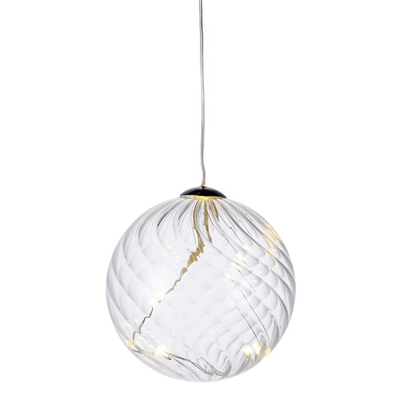 Boule lumineuse WAVE 8cm 2 Boule lumineuse WAVE 8cm