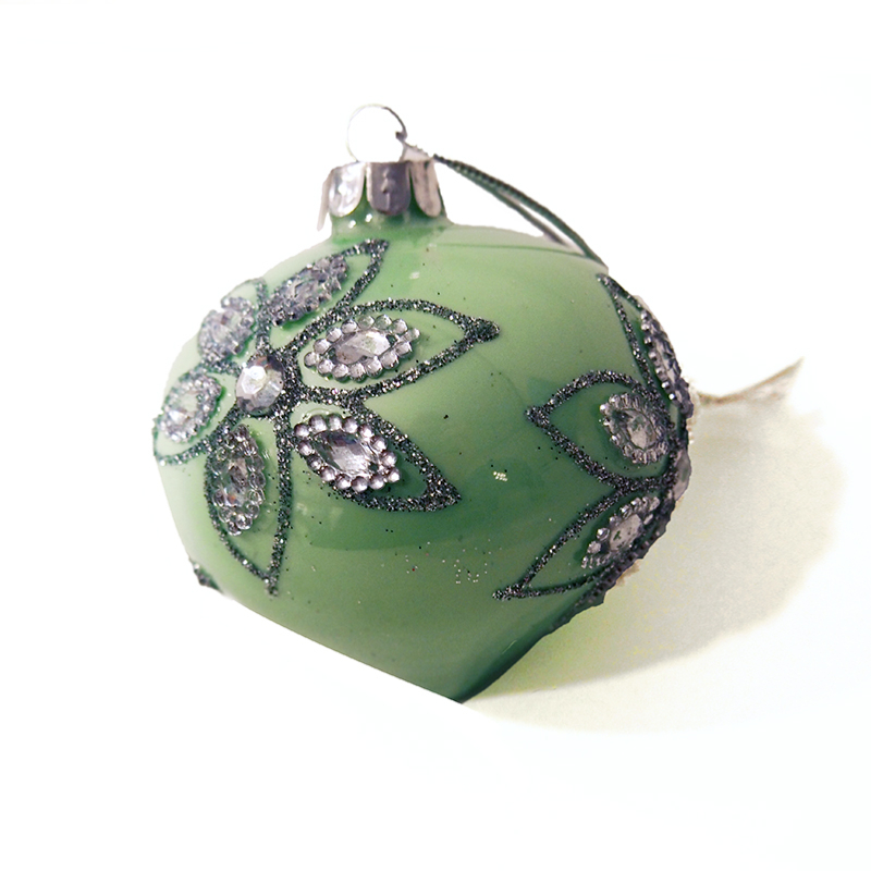 Decoration Noel Verte - bulbe 1 Decoration Noel Verte - bulbe