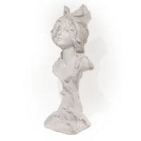Plâtre buste femme "Sur mer"