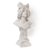 Plâtre buste femme "Sur mer"