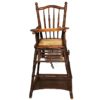 chaise-haute-enfant-relookig-la-fee-caseine-min Chaise haute 1900 pour enfant, entièrement patinée à la main par La Fée Caséine