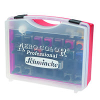 Coffret de couleurs extra fines pour aérographe 19 flacons de 28ml dans un coffret en plastique