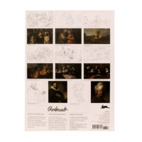 Coloring book REMBRANDT PAINTINGS