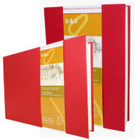 Livre croquis D&S rouge A4