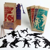 marionnettes articulées pour théâtre d'ombres, jouet pour enfant