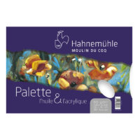 Palette pelable pour huile et acrylique