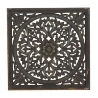 Panneau mural bois sculpté CARVE 45cm