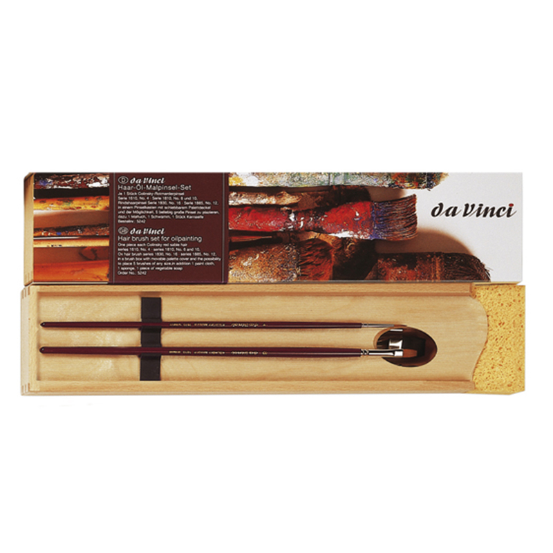 Plumier de pinceaux pour huile ou acrylique 1 Plumier de pinceaux pour huile ou acrylique