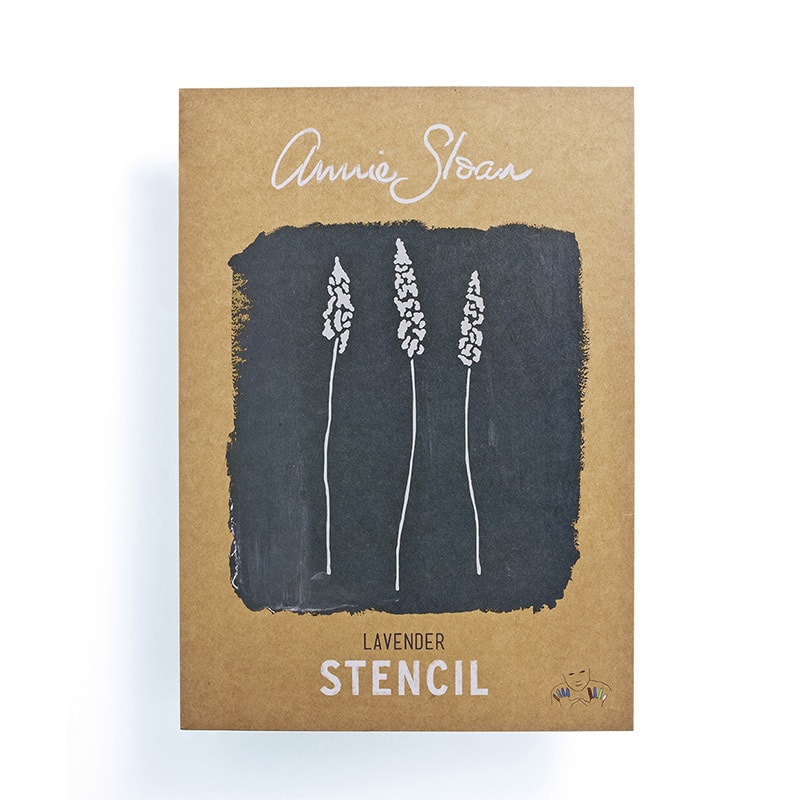 pochoir Annie Sloan pour relooking de meuble à la Chalk Paint