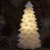 sapin lumineux en cire pour décoration de noel