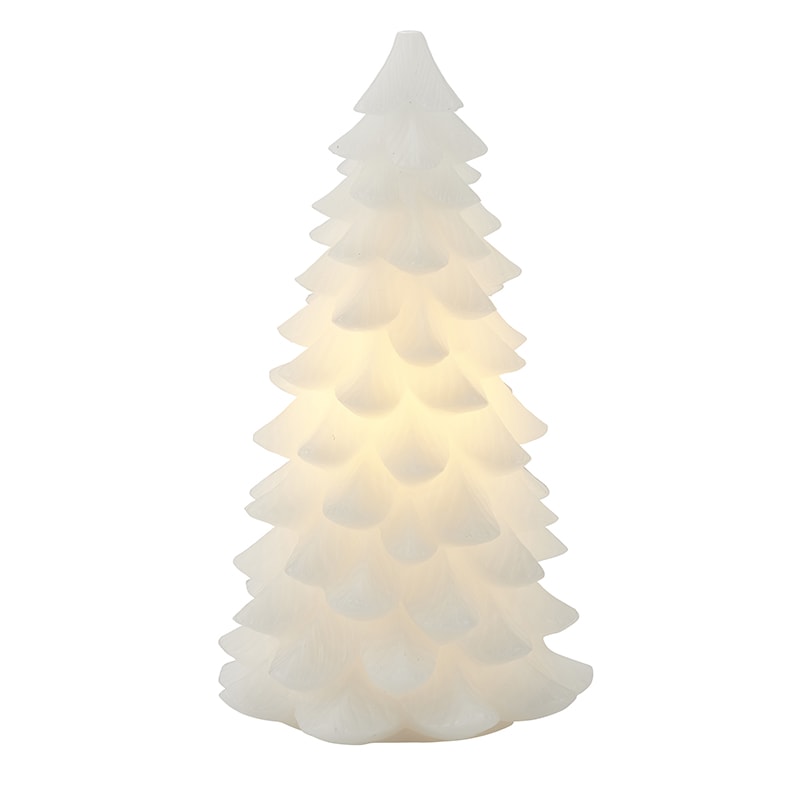 sapin lumineux en cire pour décoration de noel