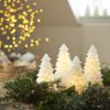 sapin lumineux en cire pour décoration de noel