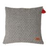 Housse de coussin losanges bleu gris GUSTAV