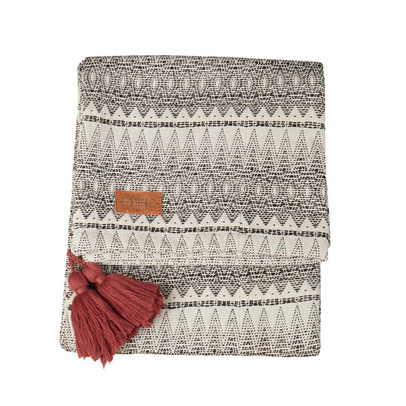 Housse de coussin à motifs gris GUSTAV 2 Housse de coussin à motifs gris GUSTAV