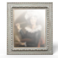 Cadre renaissance relooké par La Fée Caséine avec la peinture décoration Chalk Paint d'Annie Sloan