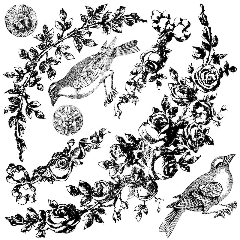 tampon-decoratif-oiseaux-fleurs-roses-min