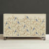pochoir chinoiserie birds annie sloan peint sur un meuble