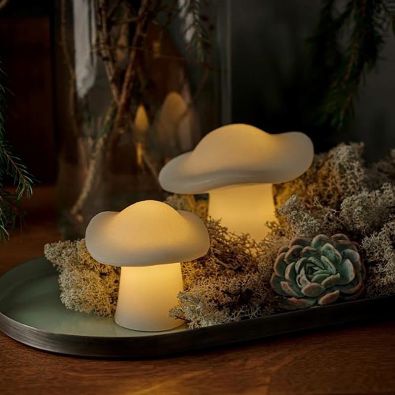 champignons-lumineux-cire-led-min 2 champignons lumineux en cire