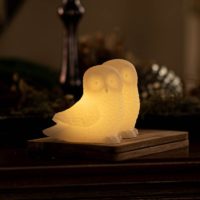 chouettes lumineuses en cire led