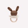 anneau-dentition-lapin-noisette-laine anneau de dentition nourrisson lapin