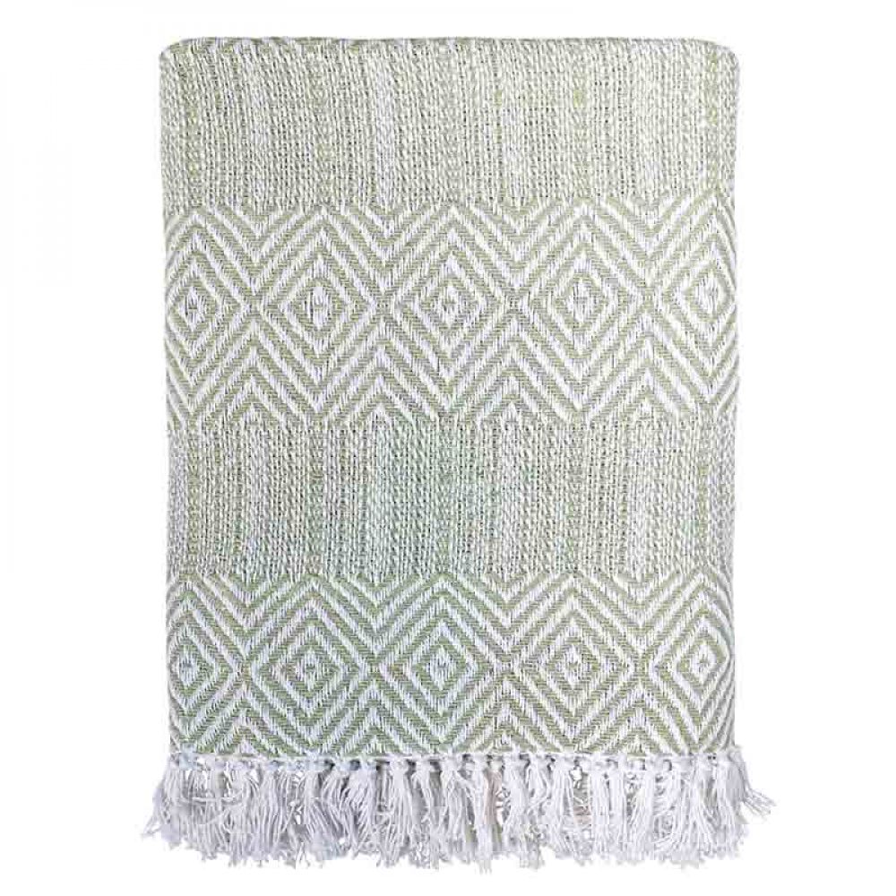 plaid vert et blanc