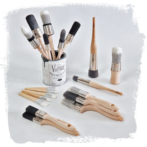 brosses et pinceaux vintage paint