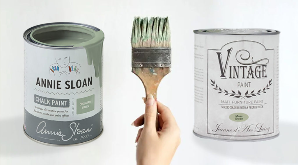 Annie Sloan chalk paint ou Vintage paint ?
