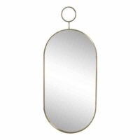 miroir ovale laiton