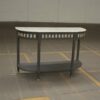 console plateau marbre