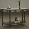 console plateau marbre